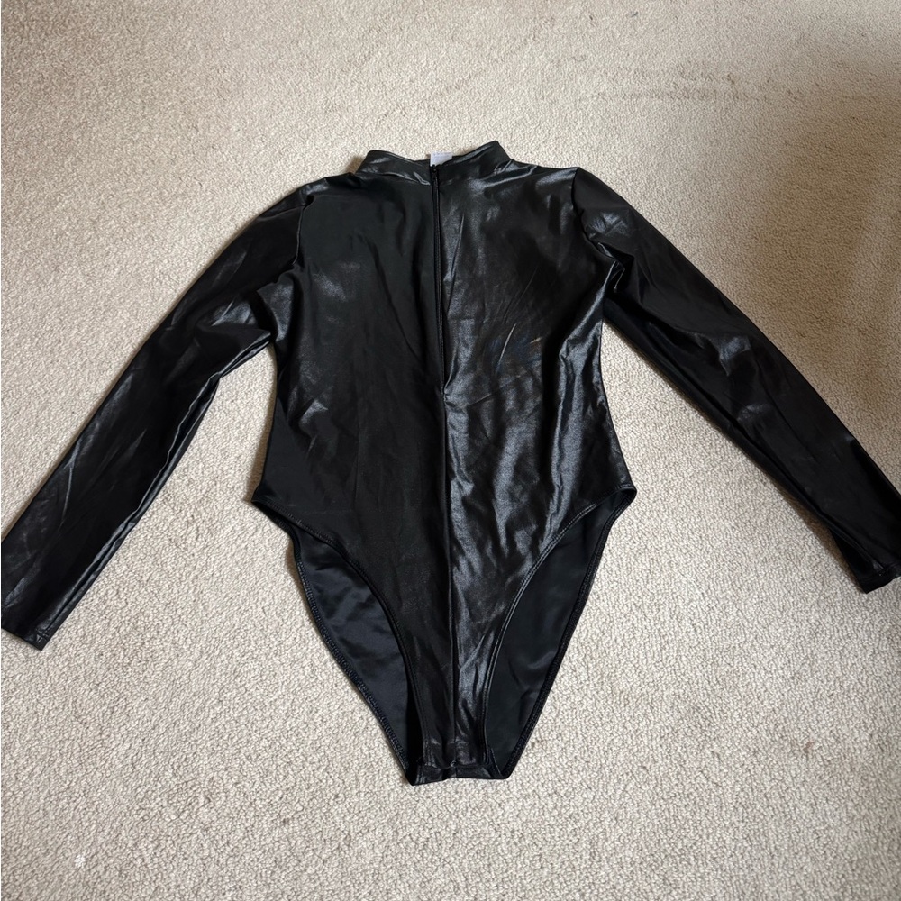 Spirit Shimmering Black Bodysuit